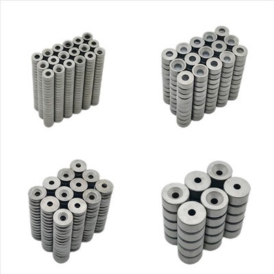 Okrągły magnes SmCo odporny na wysokie temperatury z otworem